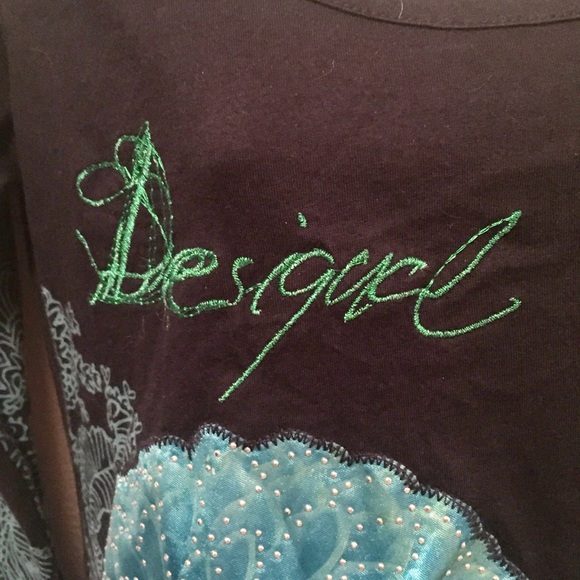 Desigual Women’s Asymmetrical Colorful Shirt Small - Picture 6 of 8